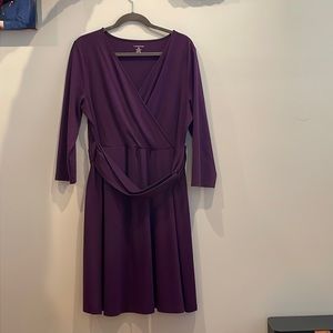 Land End Fauc Wrap dress size XL 18-20.
